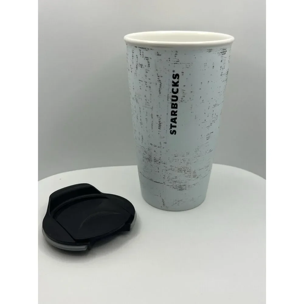 Starbucks New York The Empire State Ltd Edition Travel Tumbler Ceramic Mug W Lid